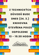 Otevírací doba knihovny